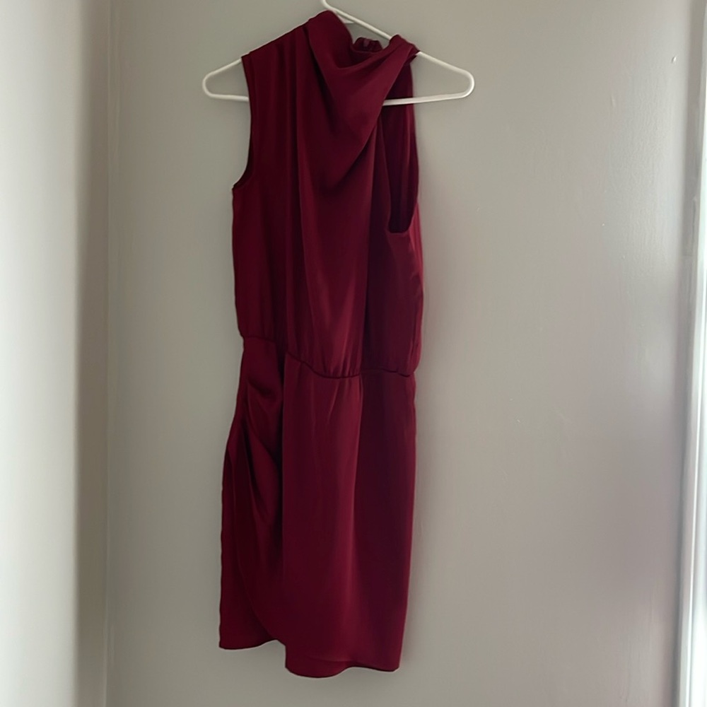 Red Satin Dress